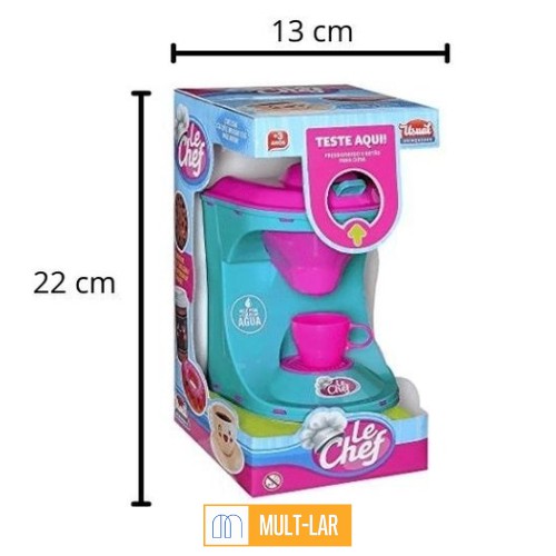 CAFETEIRA LE CHEF COM SOM E LUZ 411