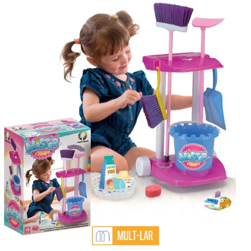 KIT DE LIMPEZA INFANTIL MASTER CLEAN 4355