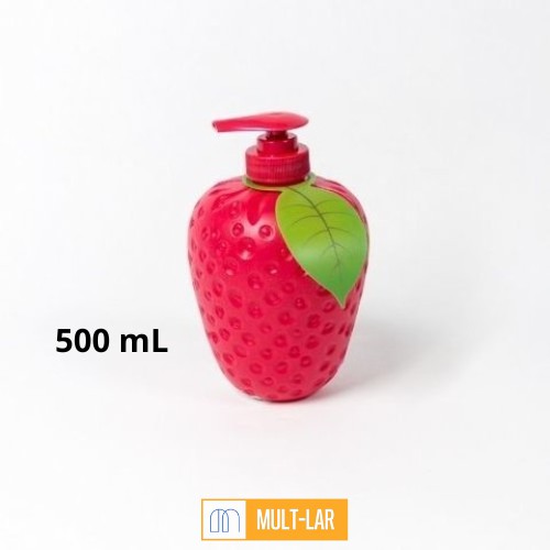 FRASCO PARA SABONETE LÍQUIDO MORANGO 500 ML CK4047