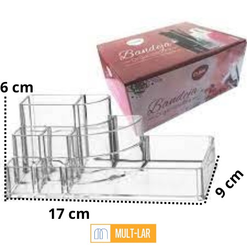 BANDEJA ORGANIZADORA DE MAQUIAGEM 17 X 9 X 6 CM CK2949