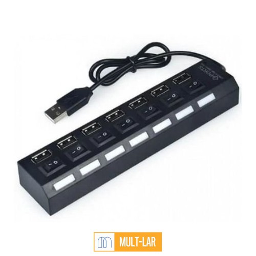 CABO HUB USB 2.0 7 PORTAS KA-H7U