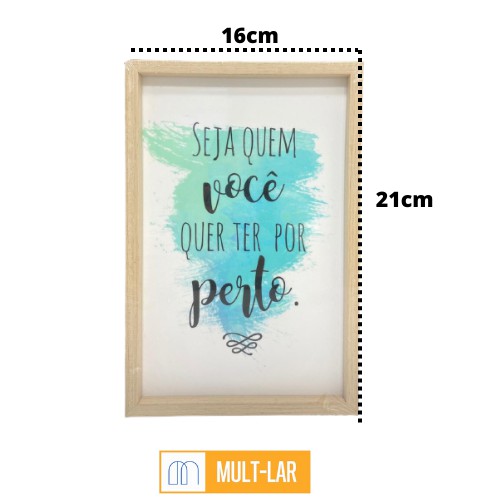 QUADRO DECORATIVO 21X16CM QR19104