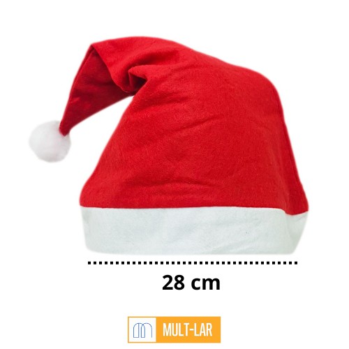 TOUCA GORRO 28 X 38 CM FELTRO NATAL NTG1001