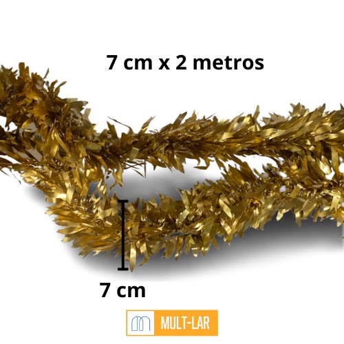 FESTAO OPACO 7 CM X 2 METROS NTE10969 NATAL