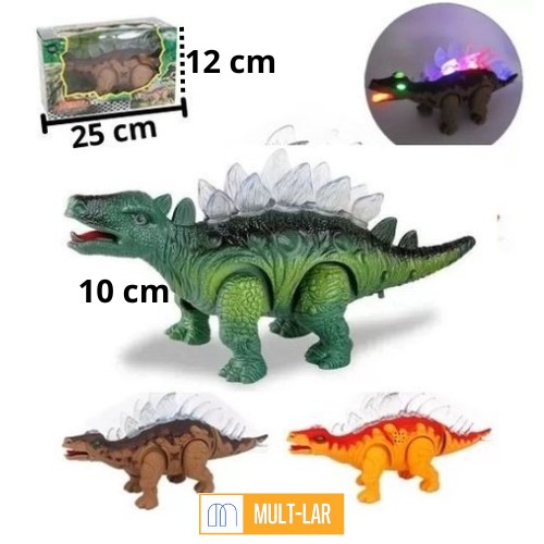 DINOSSAURO ESTEGOSSAURO A PILHA WB7732