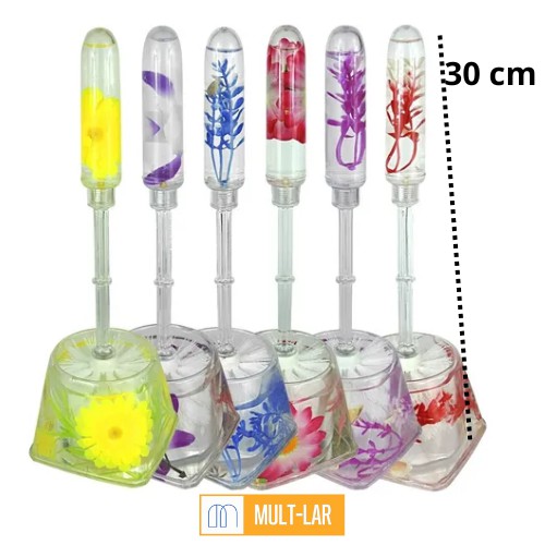 ESCOVA DE LIMPEZA SANITÁRIA ACRÍLICA DECORADA 0297