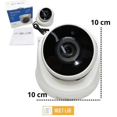 CÂMERA DE VIGILÂNCIA HIBRIDA 2.0 MP FULL HD SC9206