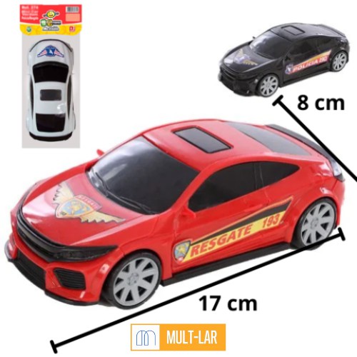 CARRO POLÍCIA/RESGATE MINI CAR VERDUM 274