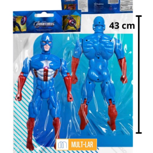 HERÓI CAPITAO AMERICA 43 CM 1941