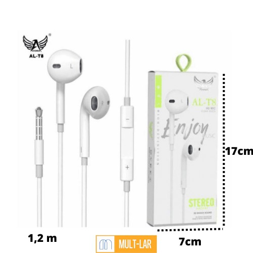 FONE COM MICROFONE AL-T8