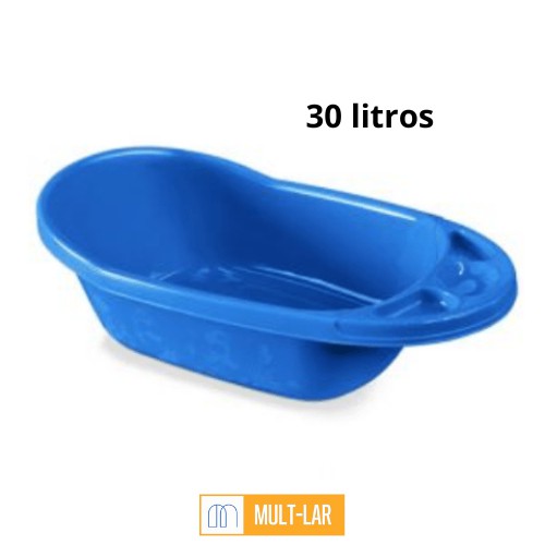 BANHEIRA INFANTIL 30 LITROS AZUL 25765