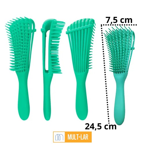 ESCOVA DARMA CACHOS VERDE 468