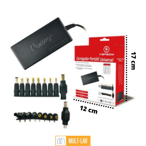 CARREGADOR UNIVERSAL NOTEBOOK KAP-337