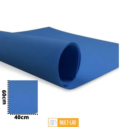 EVA 40 X 60 CM AZUL ESCURO PACOTE COM 10 FOLHAS 1714036