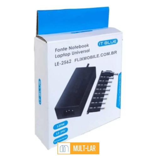 CARREGADOR UNIVERSAL PARA NOTEBOOK LE-2562