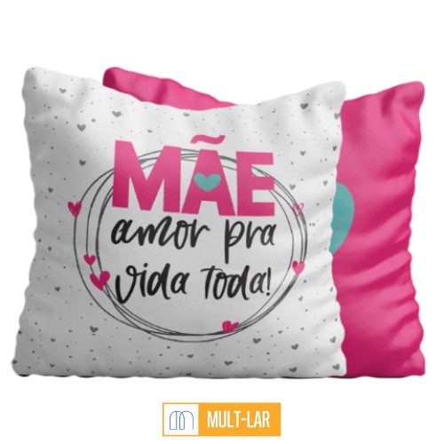ALMOFADA 30 X 30 CM MÃE 0035M