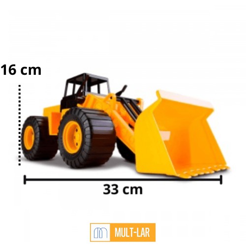 CARRINHO TRATOR ESCAVADEIRA TOPI 4022