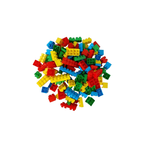 BLOCO DE MONTAR LEGO PACOTE COM 130 PEÇAS 84