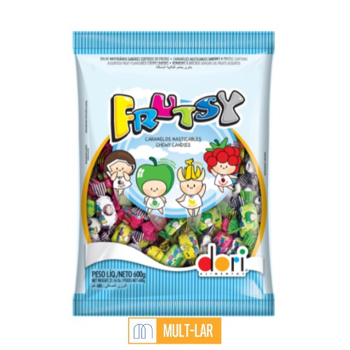 BALA MASTIGÁVEL FRUTSY SABOR SORTID 600 GRAMAS