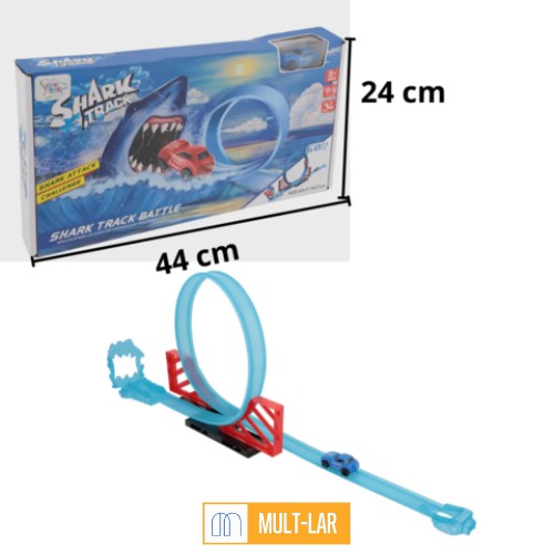 PISTA TUBARÃO COM CARRINHO 1642