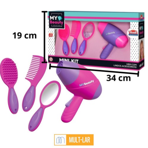 KIT SECADOR COM 3 ACESSÓRIOS MY BEAUTY 432