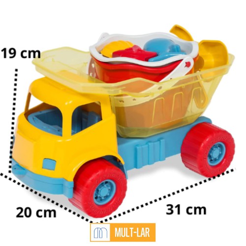CARRINHO DINO PRAIA COM BALDICO 1052