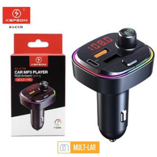 MODULADOR CARRO MP3 BLUETOOTH KA-C158
