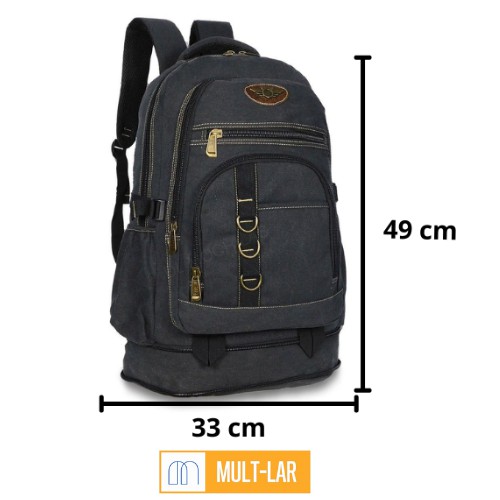 MOCHILA COSTA LONA EXPANSIVA KVN KV3003