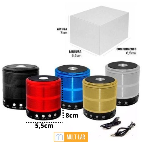 CAIXA DE SOM BLUETOOTH KA-887