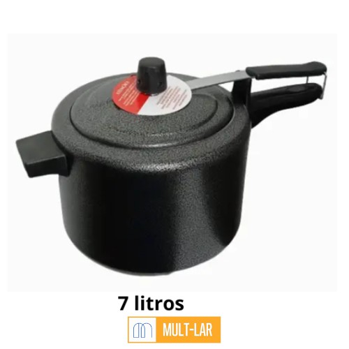 PANELA DE PRESSÃO 7 LITROS CRAQUEADA 7003