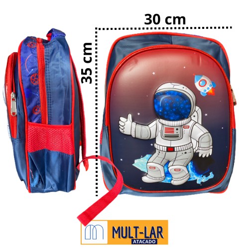 MOCHILA INFANTIL ALTO RELEVO 35 CM WX-1002