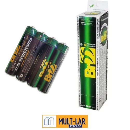 PILHA AA TR6P BLISTER COM 60 UNIDADES