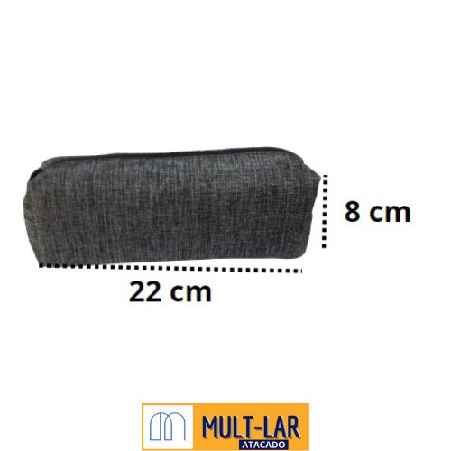 ESTOJO ESCOLAR MASCULINO POLIESTER 1 ZIPER MESCLA WPE00663