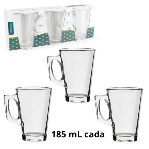 JOGO XÍCARA LONDRES 185 ML 3 PEÇAS H141