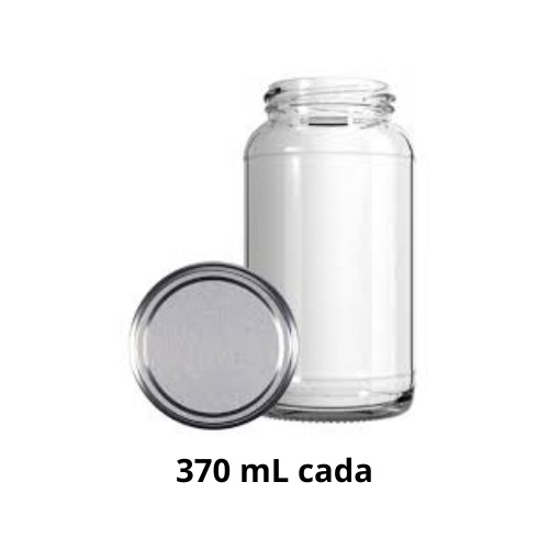 POTE DE VIDRO 370 ML H149