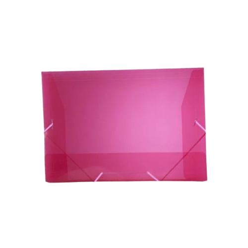 PASTA PEQUENA ABA ELASTICO 1/2 OFICIO A01B ROSA