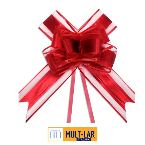 LAÇO ORGANZA 50 X 70 MM PACOTE COM 5 UNIDADES DL88029