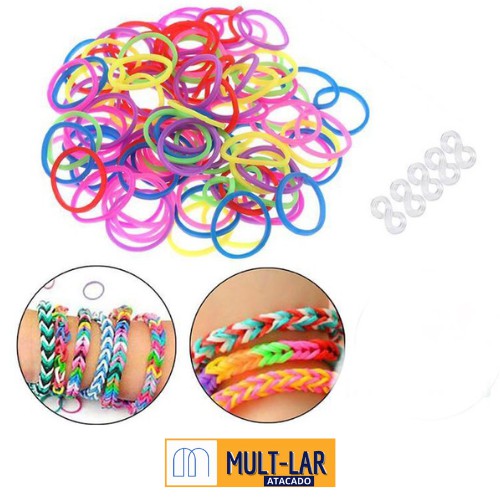 ELÁSTICO COLORIDO LIGA DE PULSEIRA