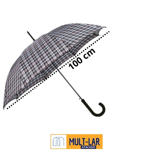 GUARDA CHUVA XADREZ AUTOMATICO RJS013242