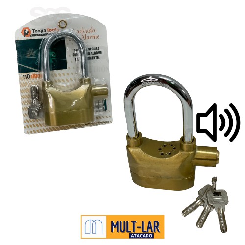 CADEADO COM ALARME TRY-6076