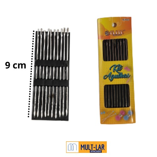 KIT AGULHA 9 CM 10 PEÇAS RJ9580