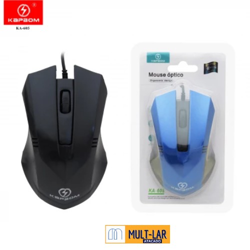 MOUSE COM FIO KA-605