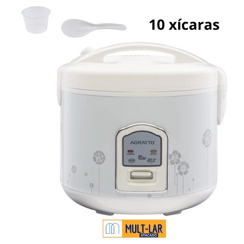 PANELA ELETRICA ARROZ 10 XÍCARAS 127V 700W PA10X-01