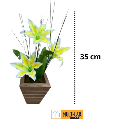 VASO DECORATIVO LÍRIO TOP 2944