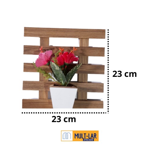 VASO DECORATIVO COM GRADE 7014