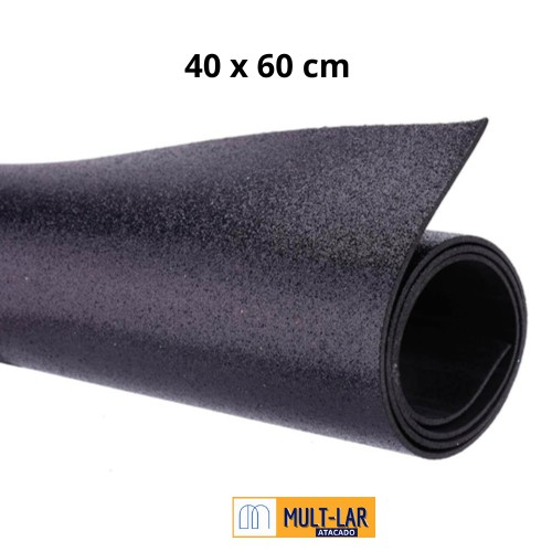 EVA GLITER PRETO COM 5 FOLHAS 40X60CM 1715102