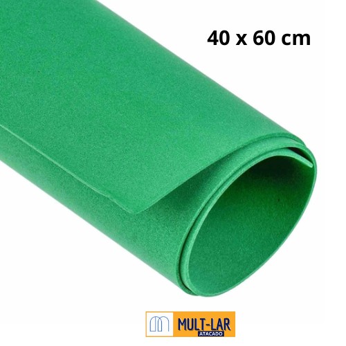 EVA VERDE GRAMA COM 5 FOLHAS 40X60CM 1714181