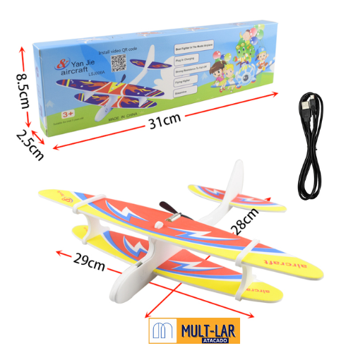 AVIAO BIPLANO A PILHA TK-AB3031