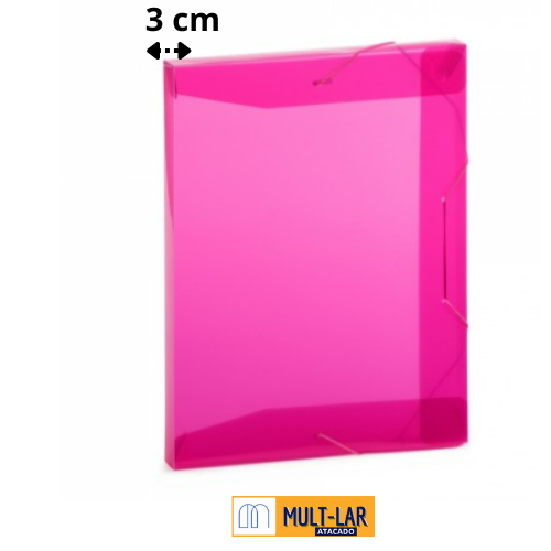 PASTA ABA 3 CM ELASTICO OFICIO A30B ROSA