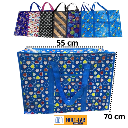 SACOLA DE PLASTICO 70X55X23CM 8275